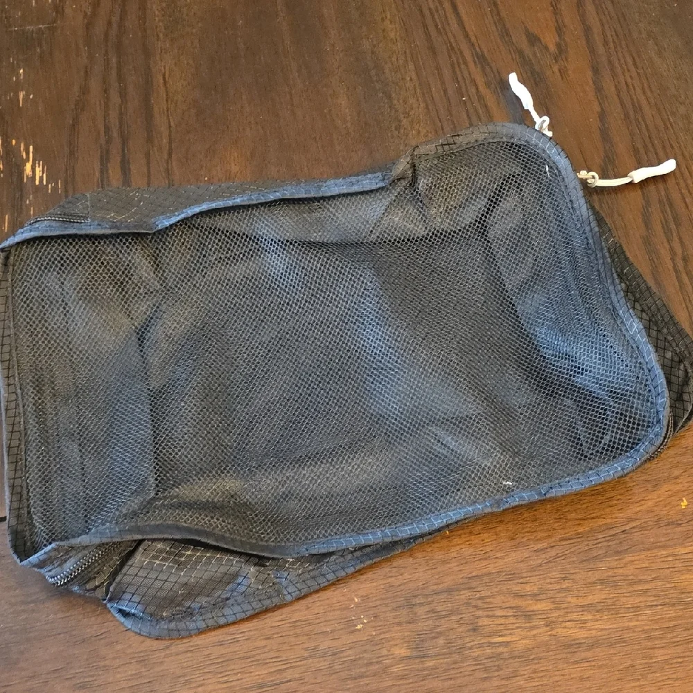 Black Travel Organizer 6pc Set